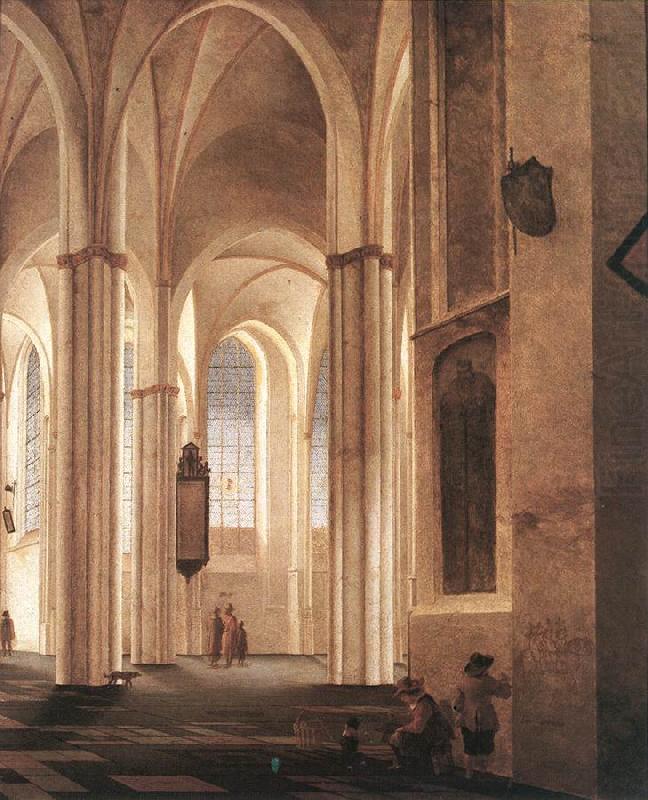 Pieter Jansz Saenredam The Interior of the Buurkerk at Utrecht china oil painting image